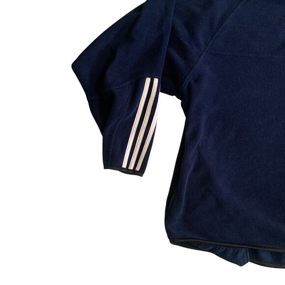 Adidas Men's Size 2XL New York Yankees 1/4 Zip Baseball Fleece Pullover Sweater - Picture 12 of 16